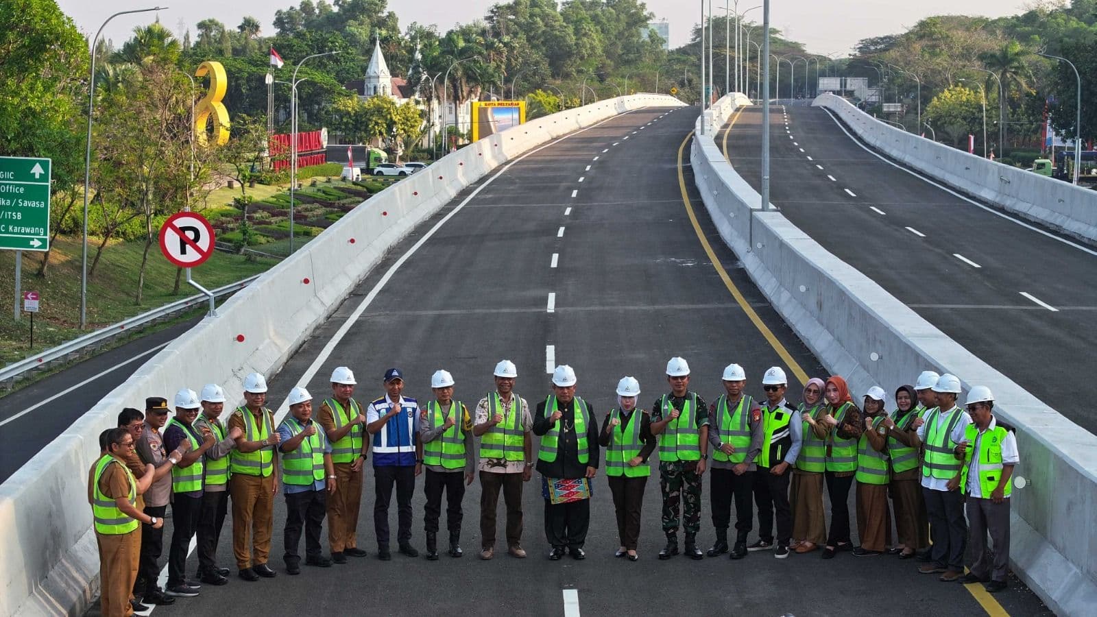 Urai Kemacetan, Sinar Mas Land Buka Fungsional Flyover Deltamas