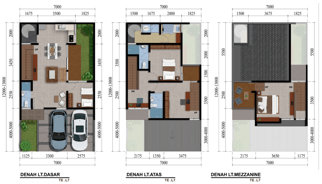 Inspirasi Denah Rumah Minimalis 3 Lantai untuk Millennial